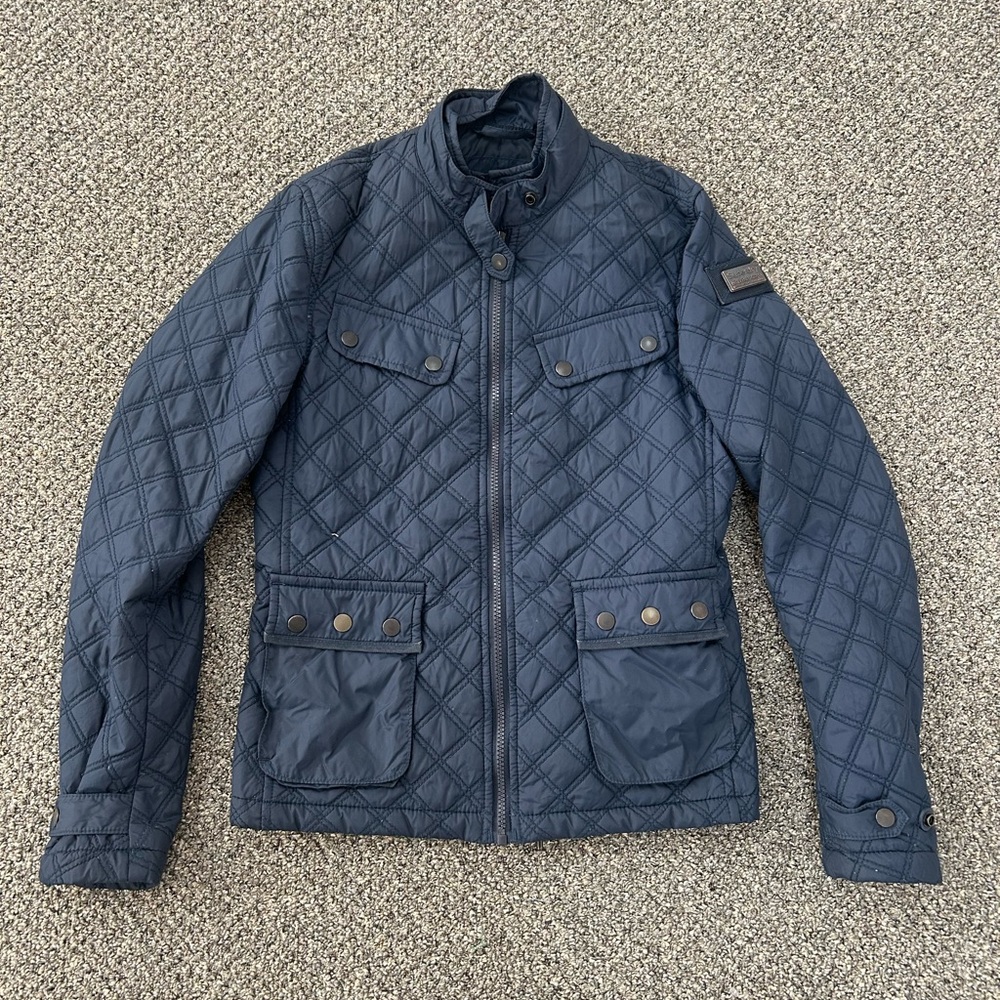 Women’s Superdry Quilted Navy Jacket